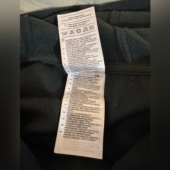 Adidas Green Hoodie with Chest Pocket - Picture 6 of 7